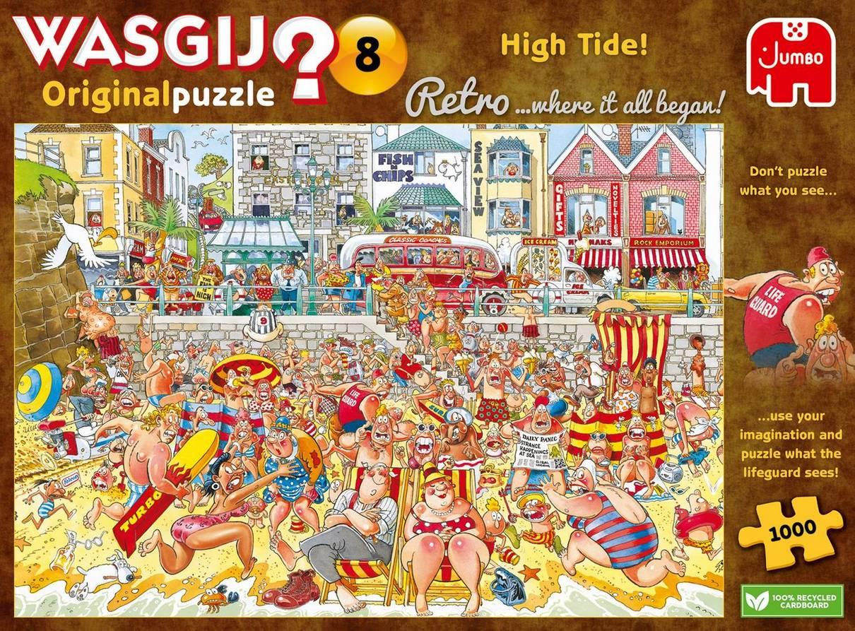 Wasgij - Retro Original 8 High Tide! - 1000 Piece Jigsaw Puzzle