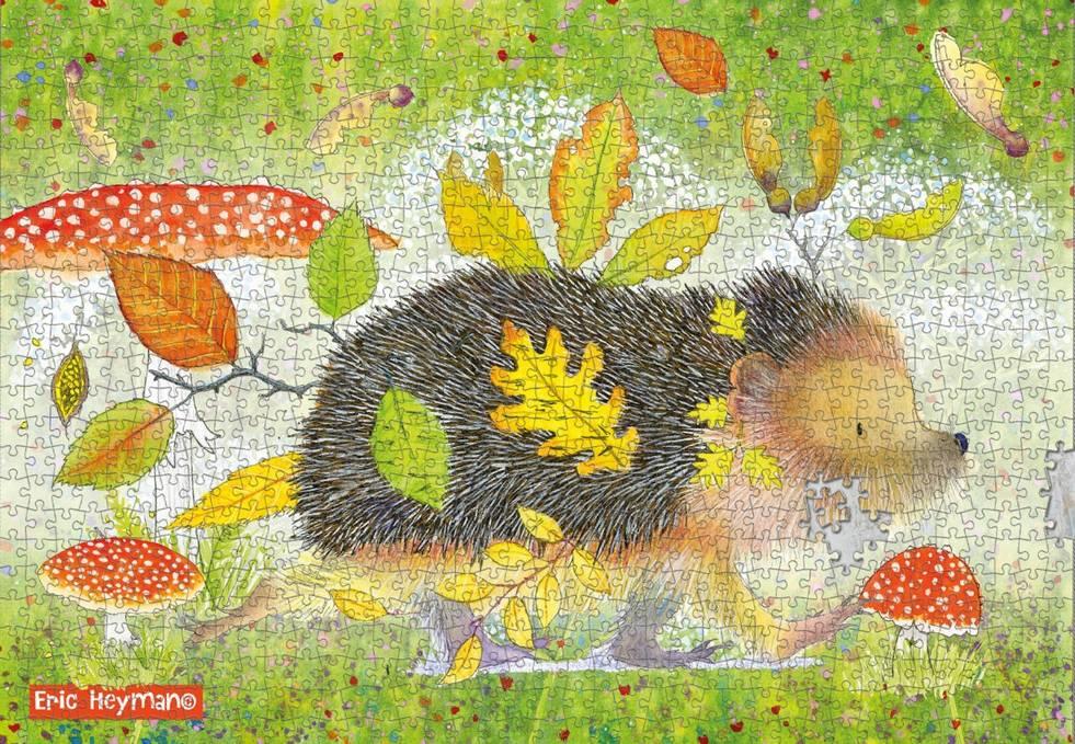 Emma Ball - Hedgehog - 1000 Piece Jigsaw Puzzle