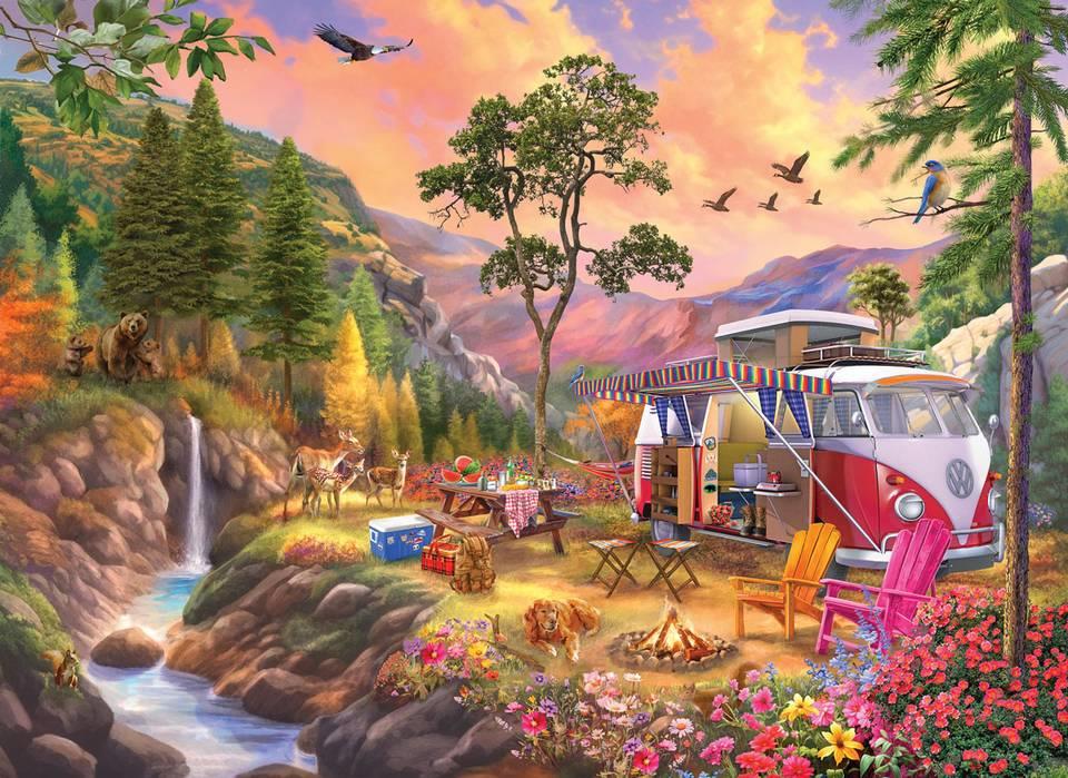 Eurographics - VW Campers Paradise - 1000 Piece Jigsaw Puzzle