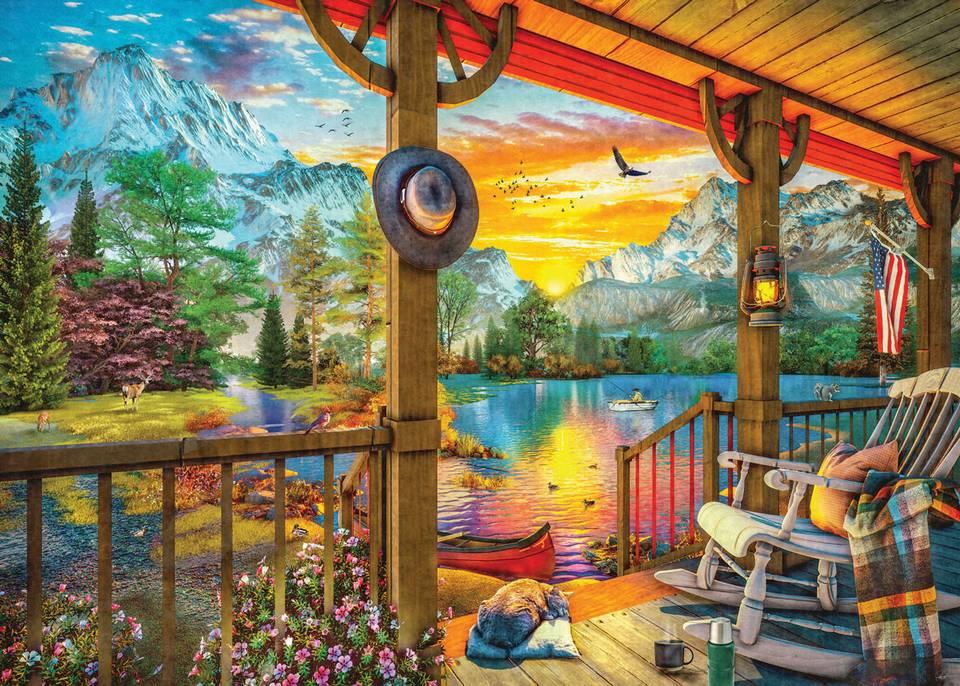 Eurographics - Early Morning Fishing - 500XL Piece Jigsaw Puzzle