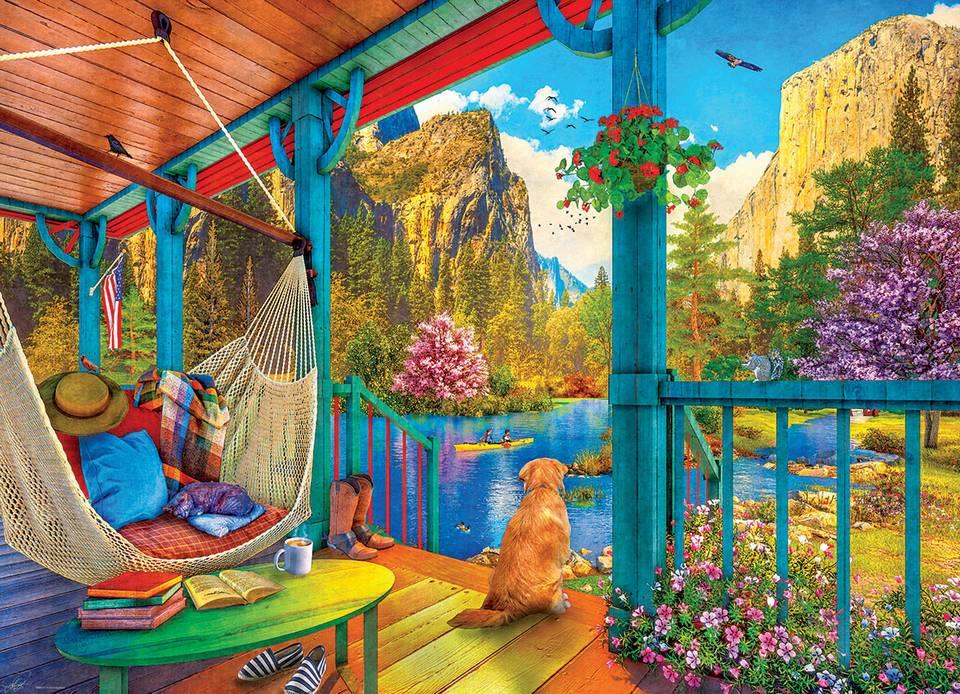 Eurographics - Hammock with a View - 500XL Piece Jigsaw Puzzle