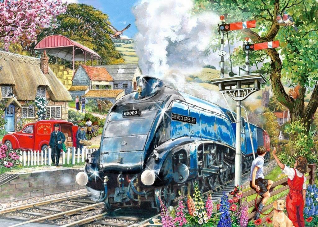 House of Puzzles - Knight Train - 500XL Piece Jigsaw Puzzle