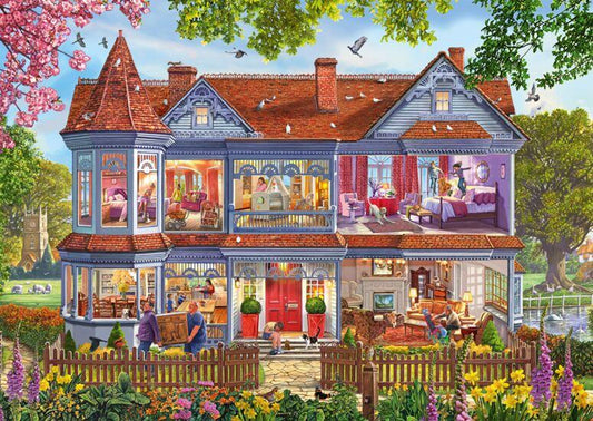 Schmidt - House in Springtime - 1000 Piece Jigsaw Puzzle