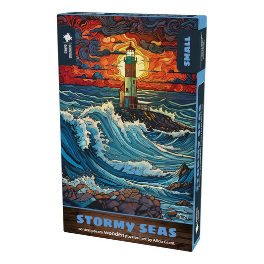 Gorgeous Games - Stormy Seas - 117 Piece Wooden Jigsaw Puzzle