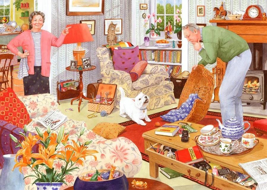 House of Puzzles - Where are my Glasses - 1000 Piece Jigsaw Puzzle