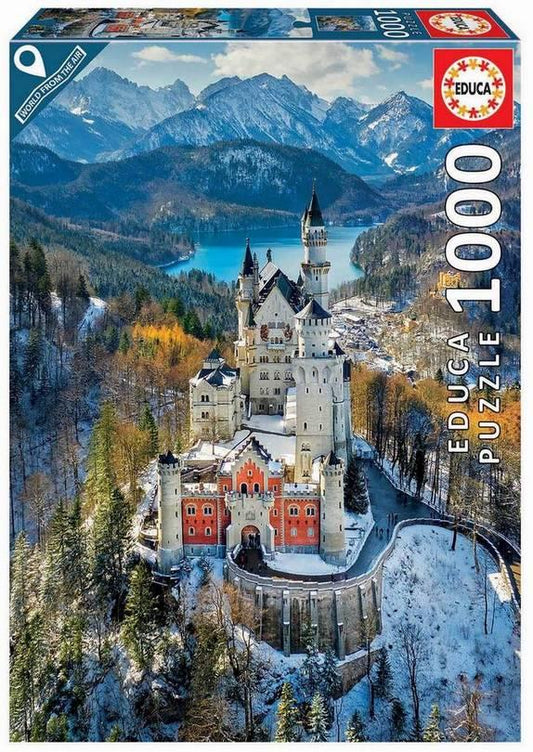 Educa - Neuschwanstein Castle From The Air - 1000 Piece Jigsaw Puzzle