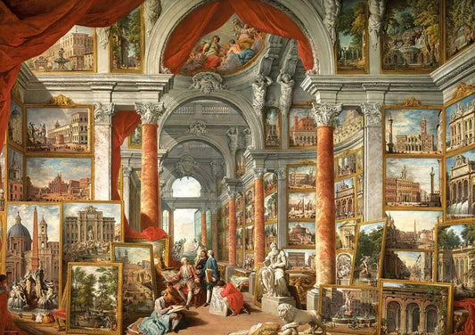 Eurographics - Gallery of Views of Modern Rome - 1000 Piece Jigsaw Puzzle