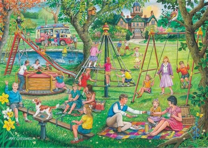 House of Puzzles - Park & Rides - 250XL Piece Jigsaw Puzzle