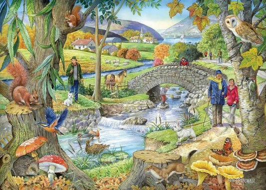 House of Puzzles - Riverside Walk - 250XL Piece Jigsaw Puzzle