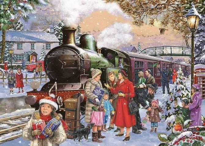 House of Puzzles - Home for Christmas - 500XL Piece Jigsaw Puzzle