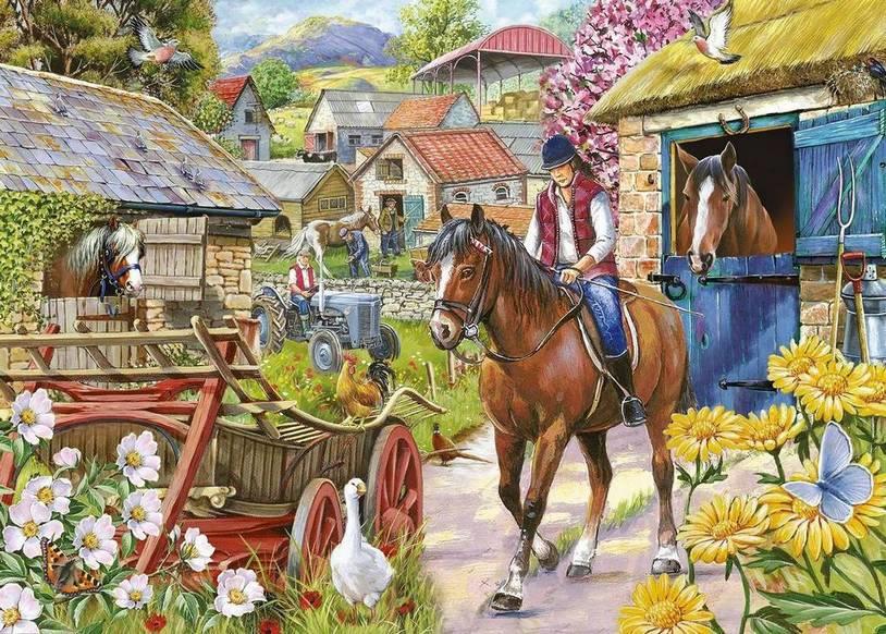 House of Puzzles - Stepping Out - 500XL Piece Jigsaw Puzzle