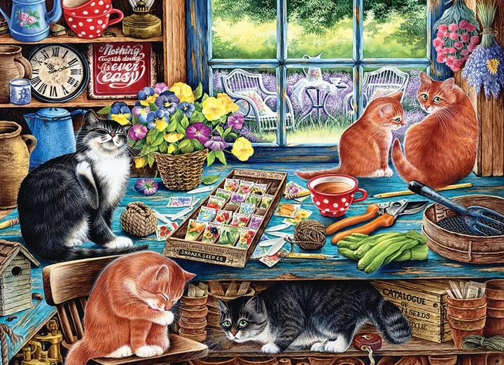 Cobble Hill - Cats Retreat - 1000 Piece Jigsaw Puzzle