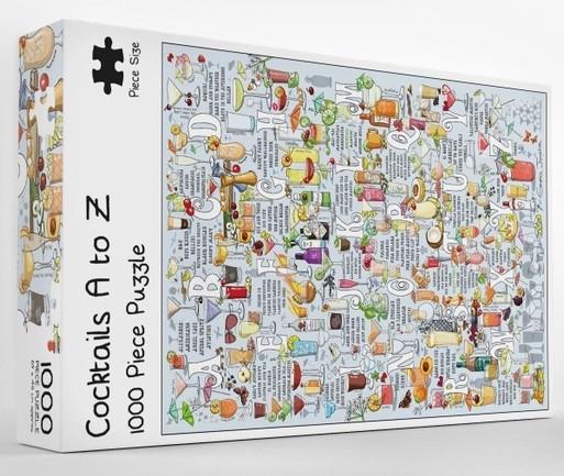 Emma Joustra - A to Z of Cocktails - 1000 Piece Jigsaw Puzzle