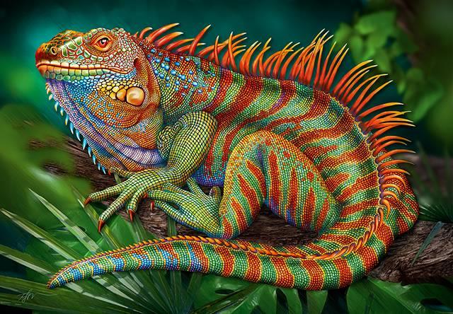CherryPazzi - Incredible Iguana - 500 Piece Jigsaw Puzzle