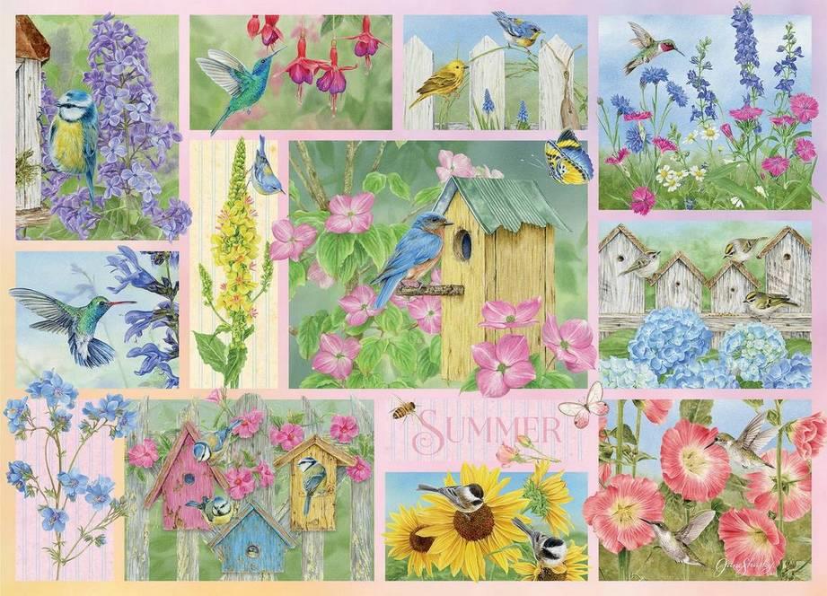 Cobble Hill - Garden Birds in Summer - 500 Piece Jigsaw Puzzle