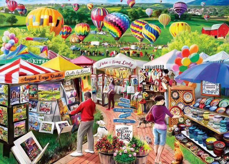 Masterpieces - Balloon & Craft Fair - 1000 Piece Jigsaw Puzzle