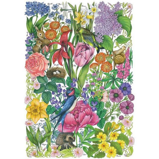 Calypto - Fleurs de Printemps - Spring Flowers - 500 Piece Jigsaw Puzzle