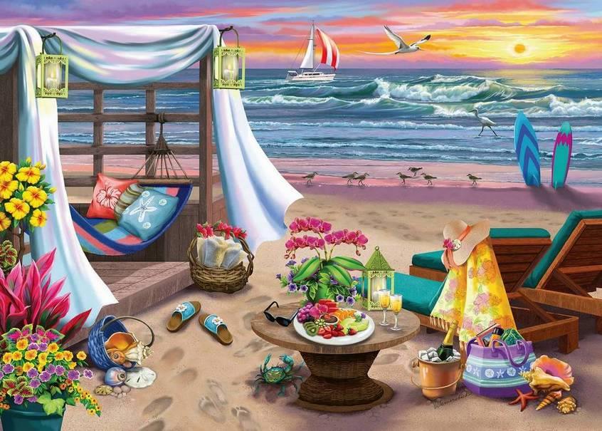 Ravensburger - Cabana Retreat - 500XL Piece Jigsaw Puzzle