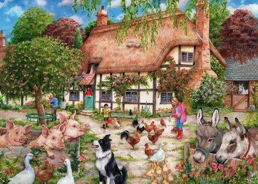 Ravensburger - Farm Cottage - 1000 Piece Jigsaw Puzzle