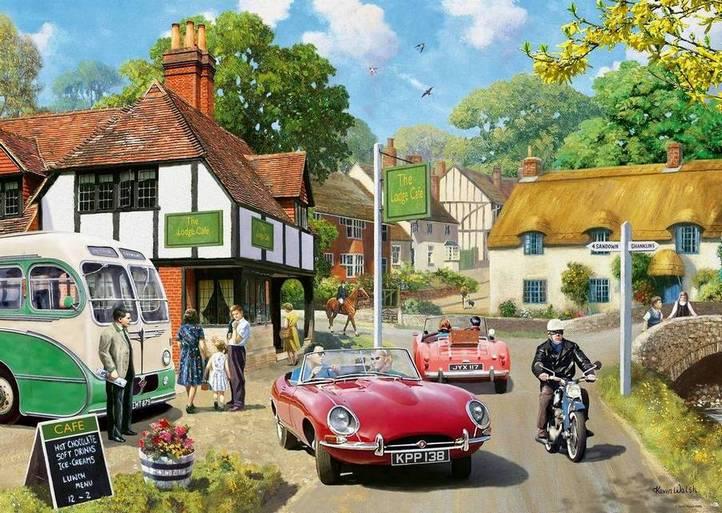 Ravensburger - Leisure Days No.12 - Roadside Stop - 1000 Piece Jigsaw Puzzle