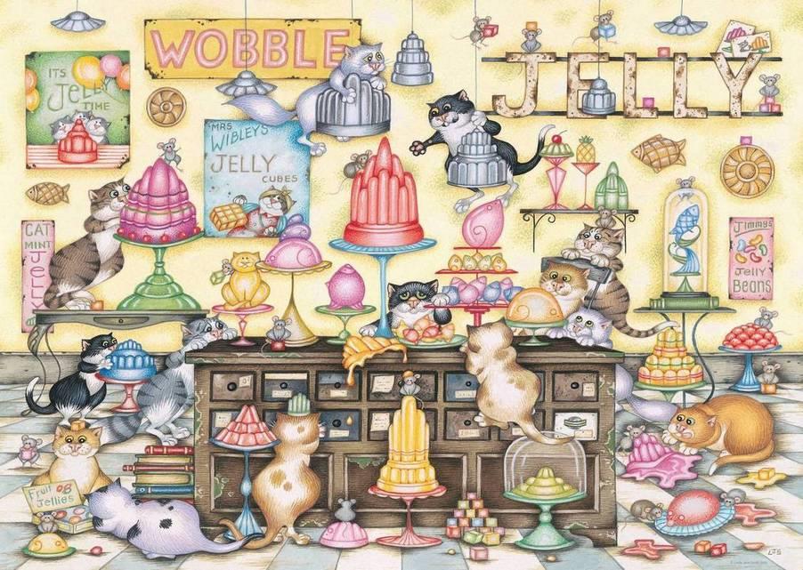 Ravensburger - Crazy Cat’s - Jelly Jamboree - 1000 Piece Jigsaw Puzzle