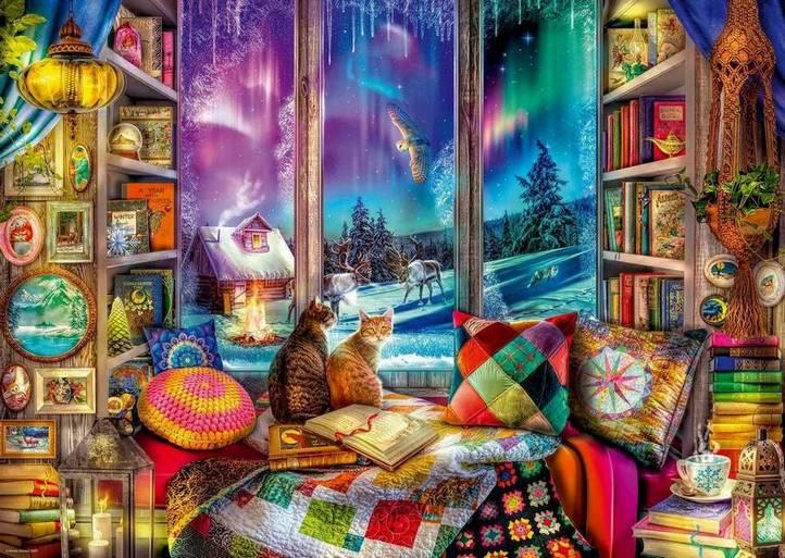 Ravensburger - Winter Reading Nook - 1000 Piece Jigsaw Puzzle