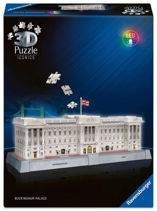 Ravensburger - Buckingham Palace Light Up - 216 Piece 3D Jigsaw Puzzle