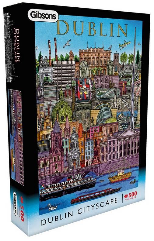 Gibsons - Dublin Cityscape - 500 Piece Jigsaw Puzzle