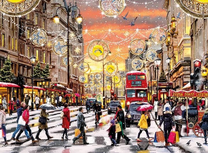 Gibsons - Holiday Hustle - 1000 Piece Jigsaw Puzzle