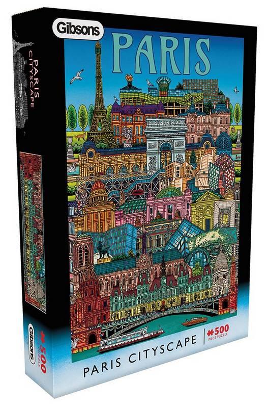 Gibsons - Paris Cityscape - 500 Piece Jigsaw Puzzle
