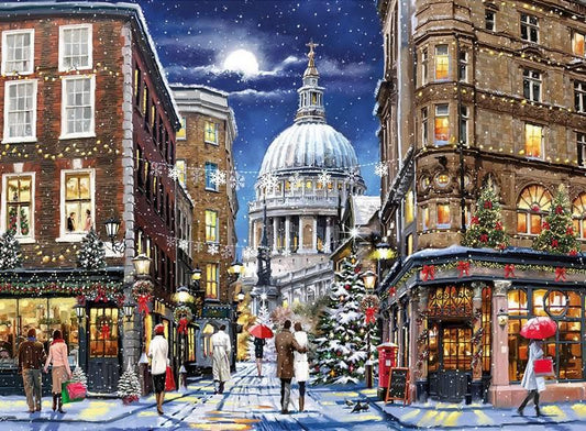 Gibsons - St Pauls at Christmas - 1000 Piece Jigsaw Puzzle