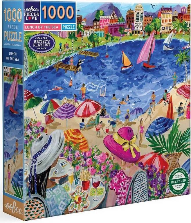 Eeboo - Lunch by the Sea - 1000 Piece Jigsaw Puzzle