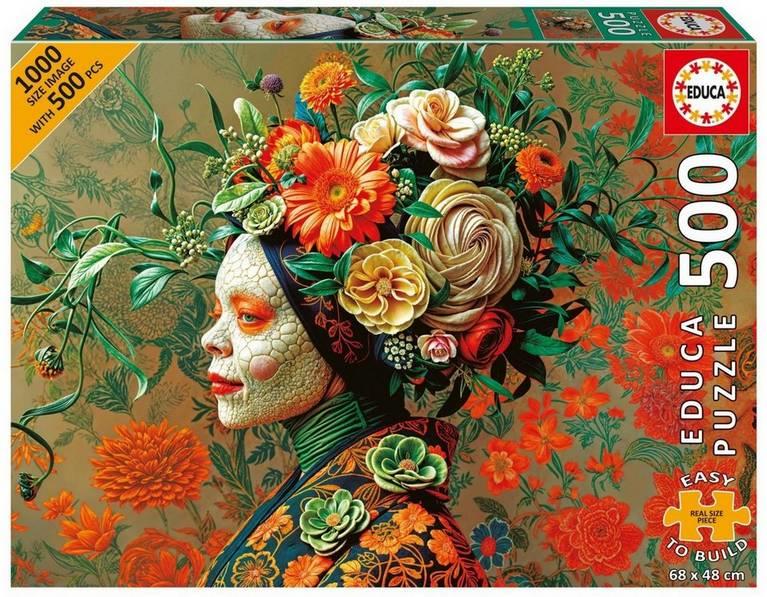 Educa - Lizard Queen - 500XL Piece Jigsaw Puzzle