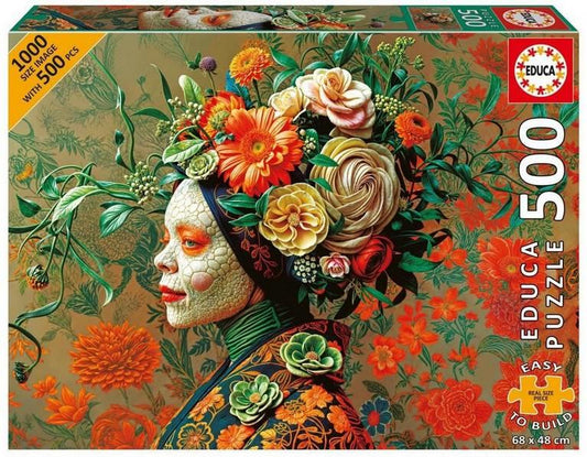 Educa - Lizard Queen - 500XL Piece Jigsaw Puzzle