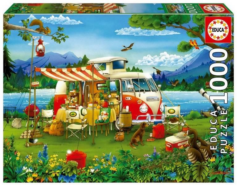 Educa - Camping Holiday - 1000 Piece Jigsaw Puzzle