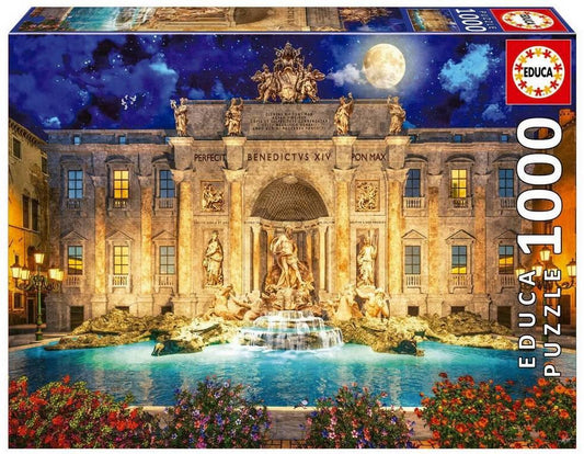 Educa - Fontana Di Trevi Rome - 1000 Piece Jigsaw Puzzle