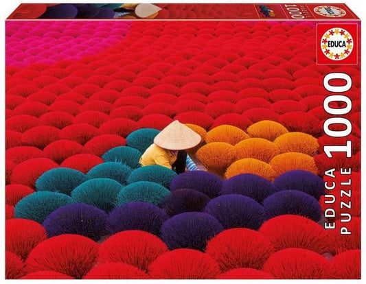 Educa - Incense Village Vietnam - 1000 Piece Jigsaw Puzzle