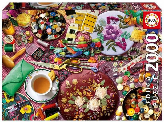 Educa - The Sewing Table - 2000 Piece Jigsaw Puzzle