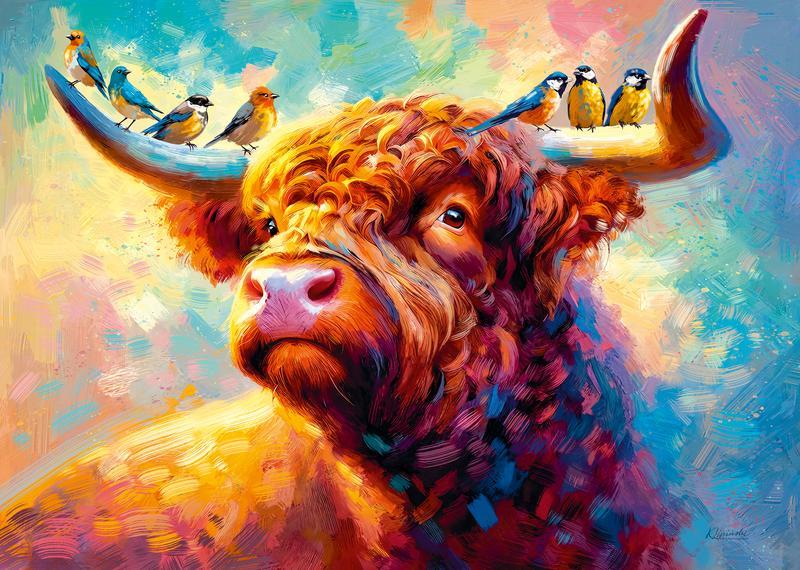 CherryPazzi - Moo-sic in the Air - 1000 Piece Jigsaw Puzzle