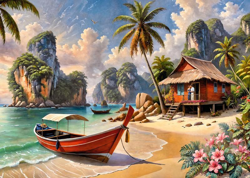 CherryPazzi - Thai Paradise - 1000 Piece Jigsaw Puzzle