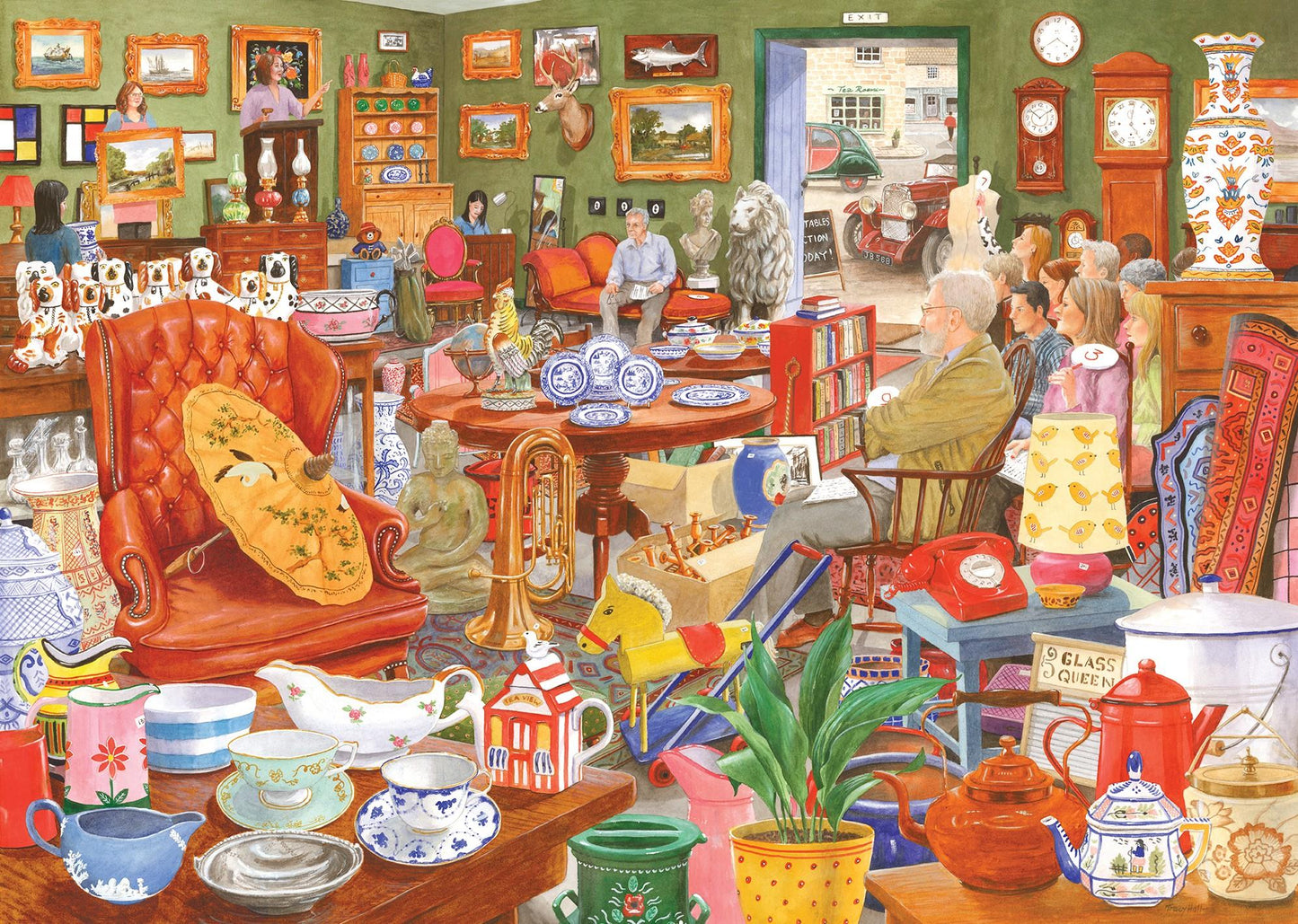 House of Puzzles - Going Going Gone - 1000 Piece Jigsaw Puzzle