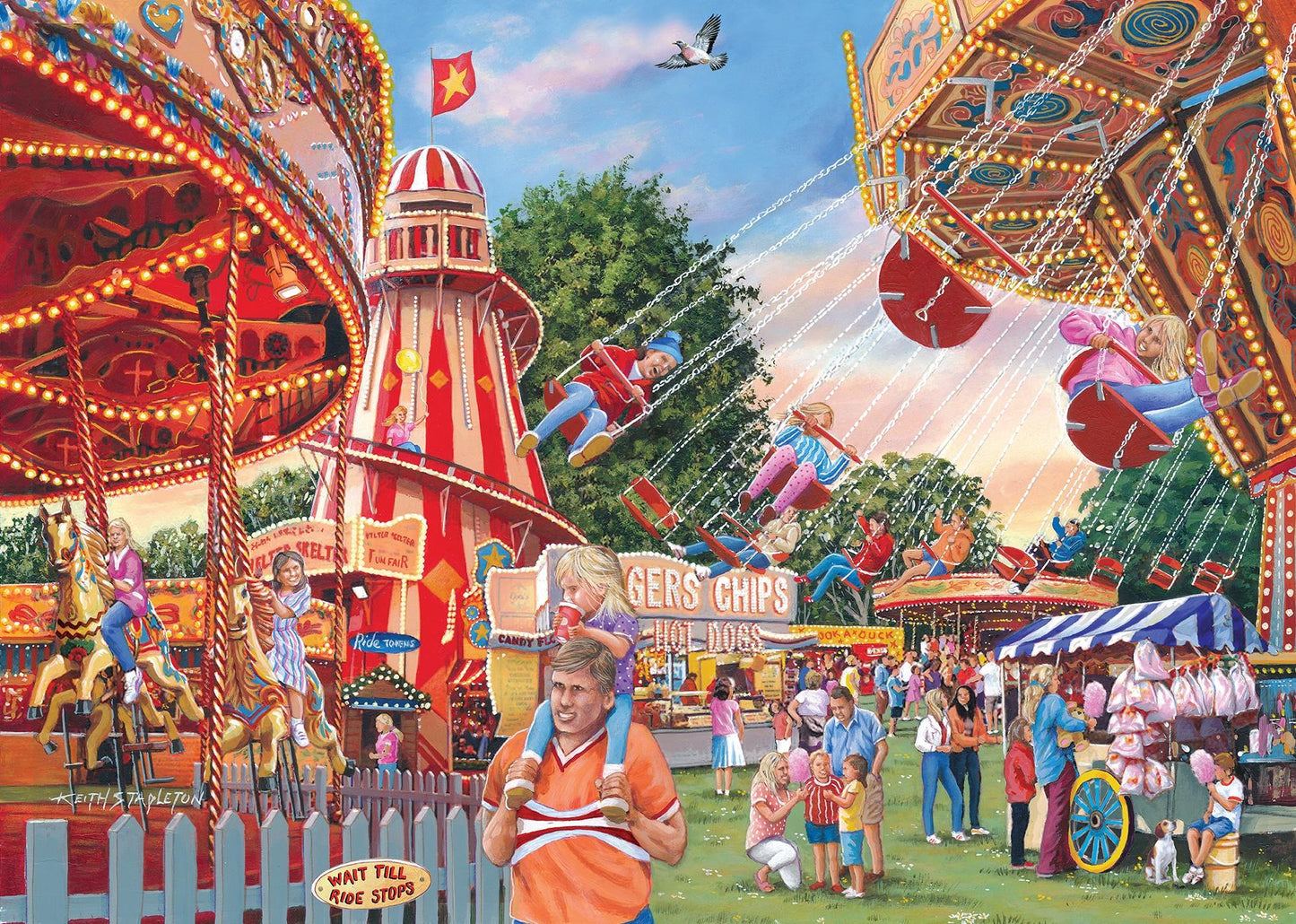 House of Puzzles - No. 28 - Fun at the Fair - 1000 Piece Jigsaw Puzzle