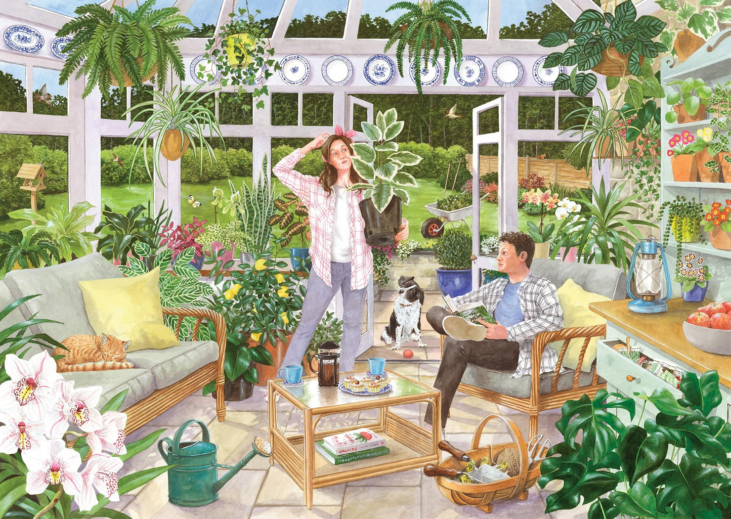 House of Puzzles - House Plant Heaven - 500XL Piece Jigsaw Puzzle