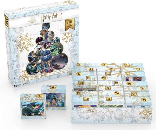 New York Puzzle Company - Harry Potter - Advent Calendar - 24 x 100 Piece