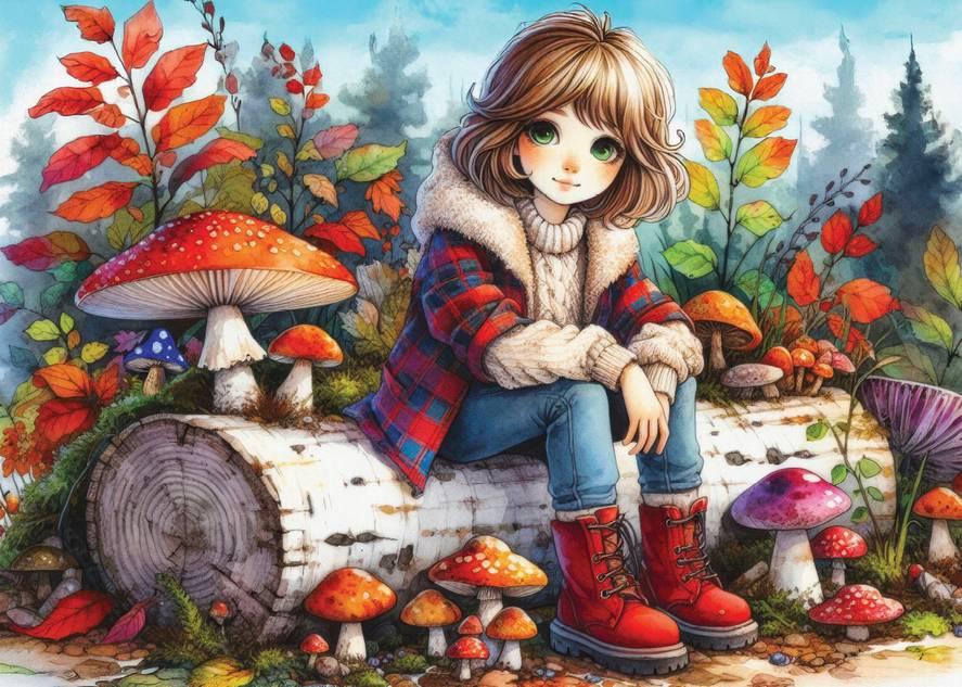 Delfy - Beneath Autumns Canopy - 1000 Piece Jigsaw Puzzle