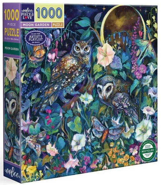 Eeboo - Moon Garden - 1000 Piece Jigsaw Puzzle