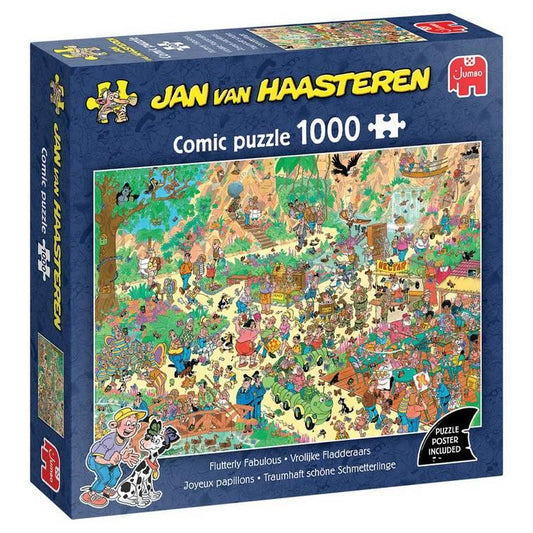 Jan Van Haasteren - Flutterly Fabulous - 1000 Piece Jigsaw Puzzle