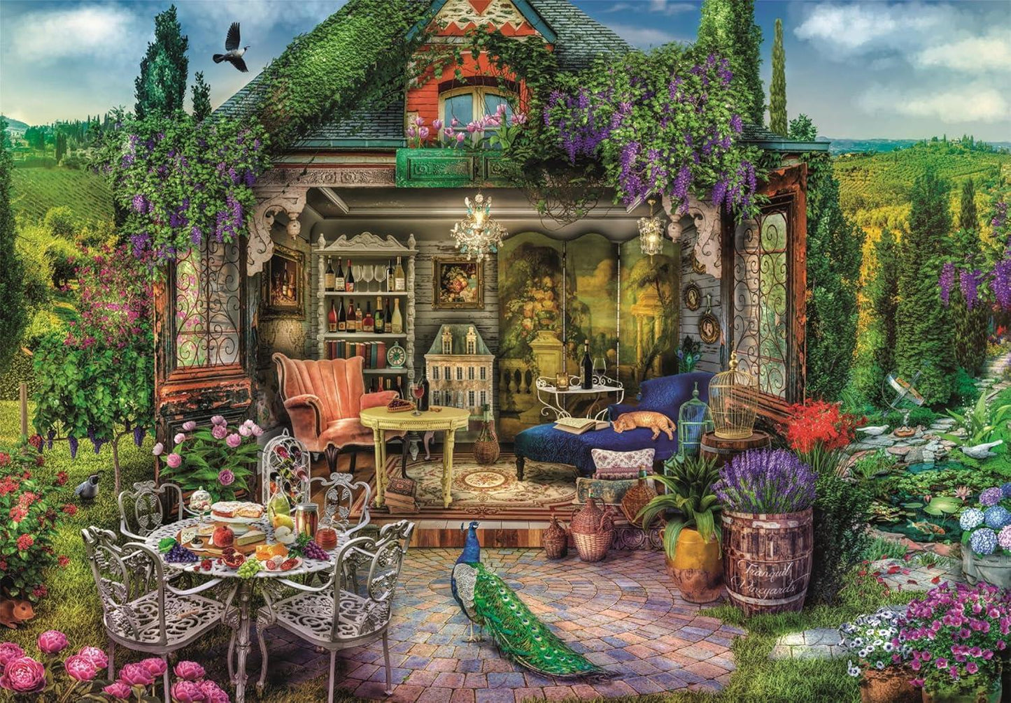 Clementoni - Wine Country Escape - 1000 Piece Jigsaw Puzzle