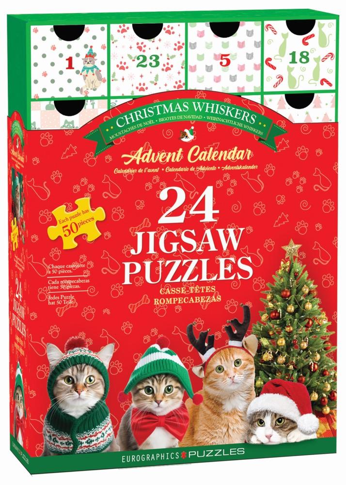 Eurographics - Christmas Whiskers - Advent Calendar 24 x 50 Piece