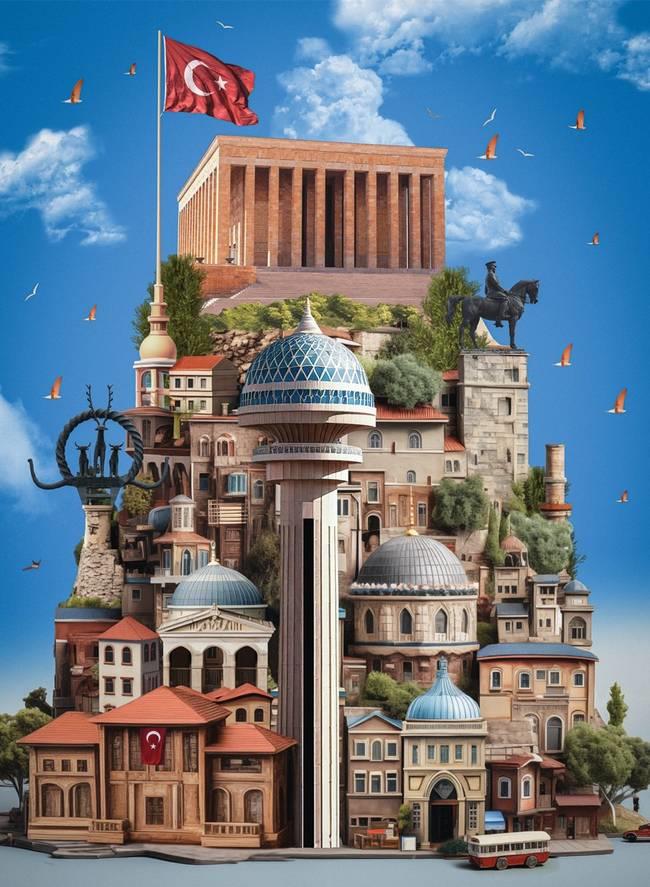 Anatolian - Ankara - 1000 Piece Jigsaw Puzzle